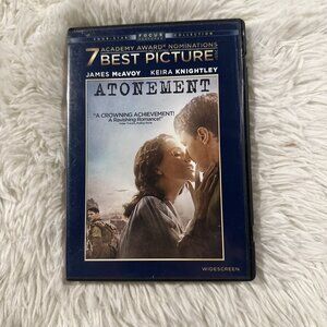 Atonement DVD tested working Academy Award rated R